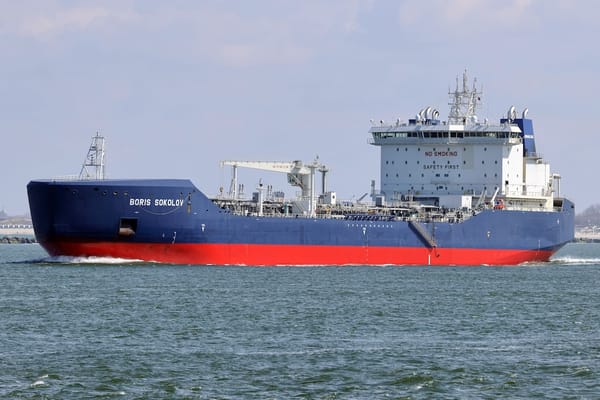 Picture of Russian oil tanker Boris Sokolov 