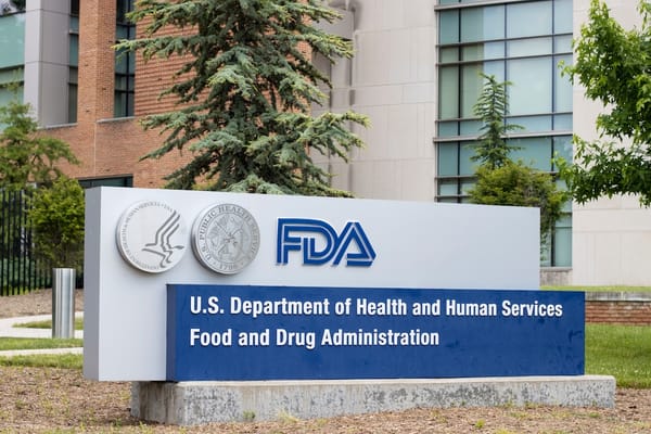 Picture of the monument sign for the U.S. Food and Drug Administration 