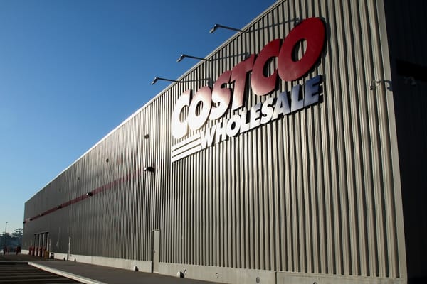 Image of the outside of a Costco Wholesale building